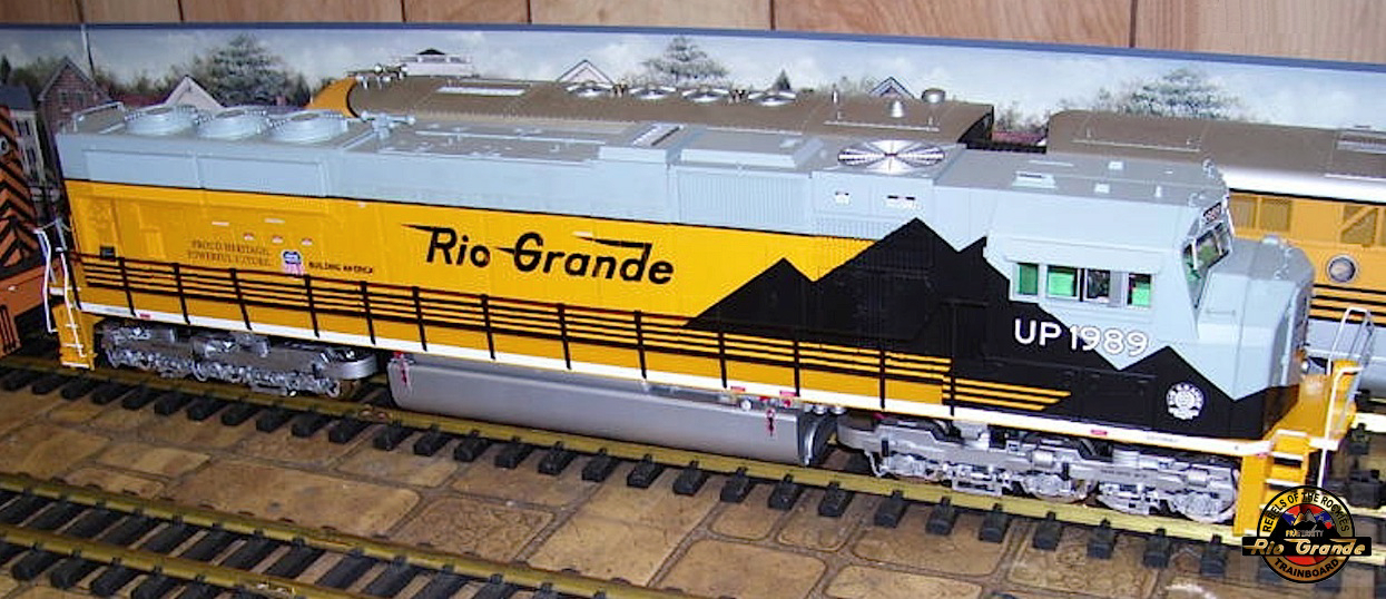 Rio Grande SD-70 Diesellok (Diesel locomotive) UP Heritage