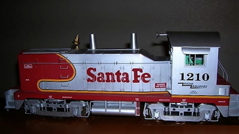 Santa Fe Warbonnet NW-2 Diesellok (Diesel locomotive) 1210