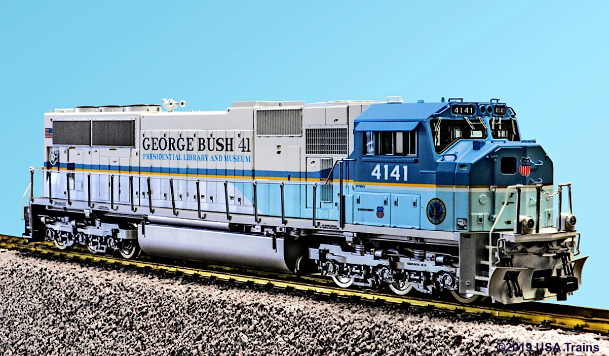 Union Pacific SD-70 Diesellok (Diesel locomotive) 4141, George H. W. Bush