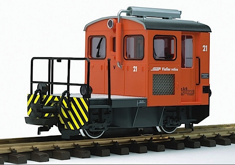 RhB Schienentraktor (Tractor loco) Tm 2/2 21