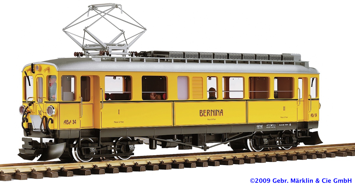 RhB Triebwagen (Railcar) ABe 4/4 34
