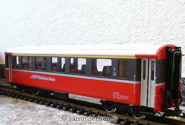 RhB Personenwagen (Passenger car, 1st class) A1272 1. Klasse