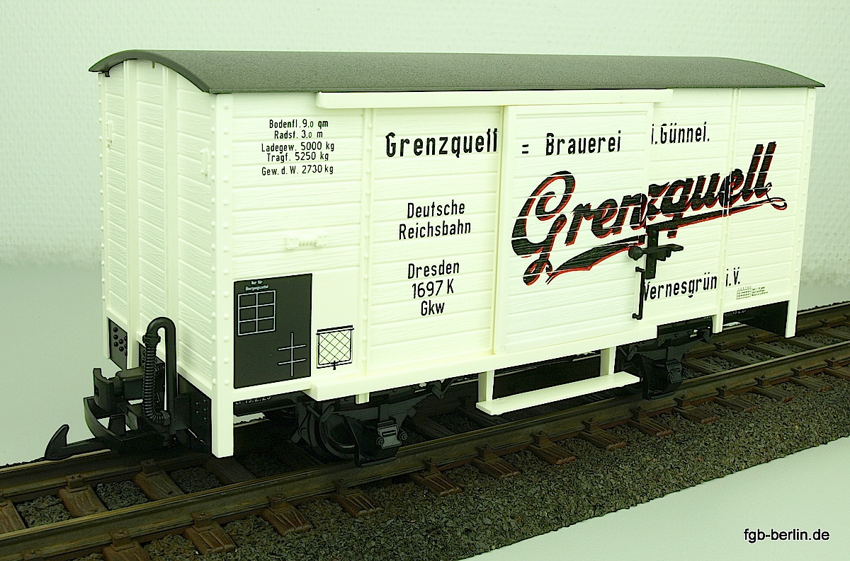 DRG Grenzquell Bierwagen (Beer car) 1697K