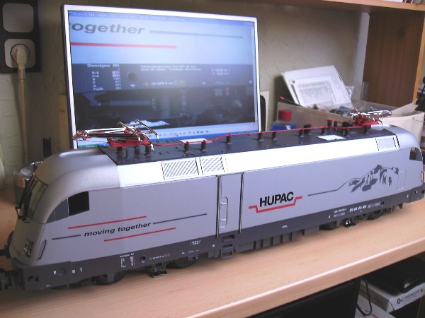 HUPAC E-Lok (Electric Locomotive) ES 64 02, Taurus