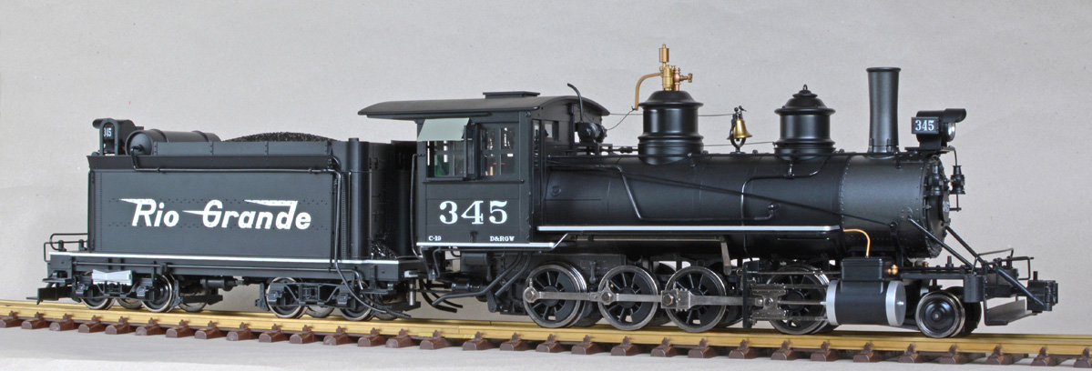 D&RGW C-19 Dampflokomotive (Steam locomotive) 345