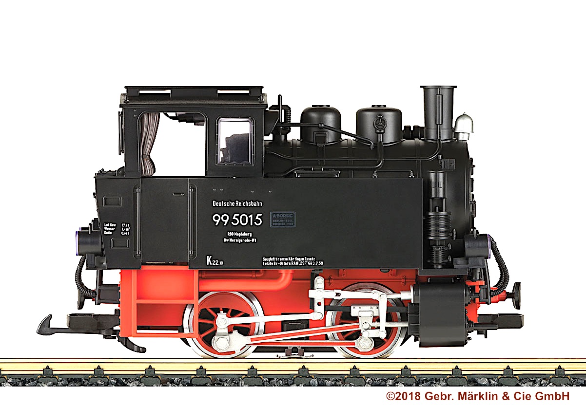 DR Dampflok (Steam locomotive) 99 5015