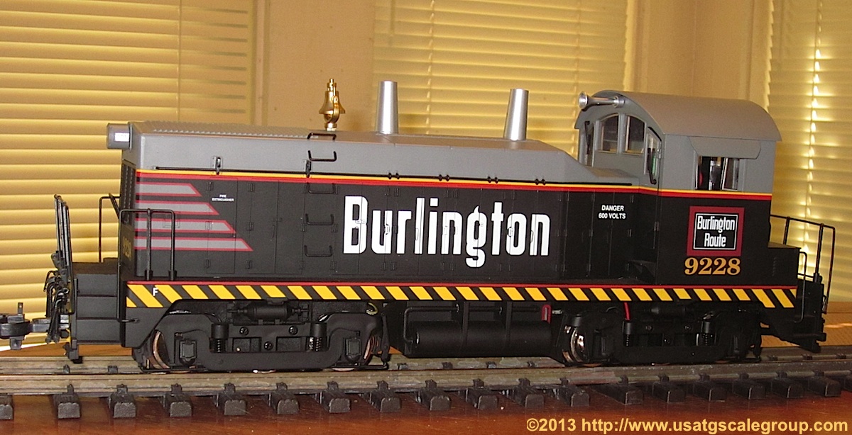 CB&Q Burlington NW-2 Diesellok (Diesel locomotive) 9228