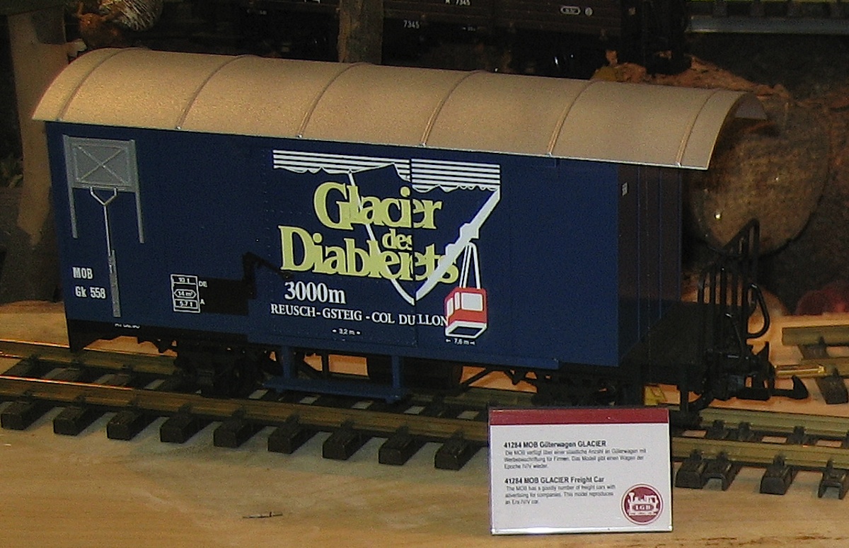 MOB Güterwagen (Freight car) Gk 558 Glacier des Diablerets