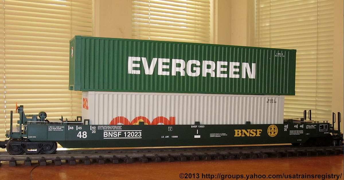 BNSF Intermodal Container Wagen (Container car) 12023
