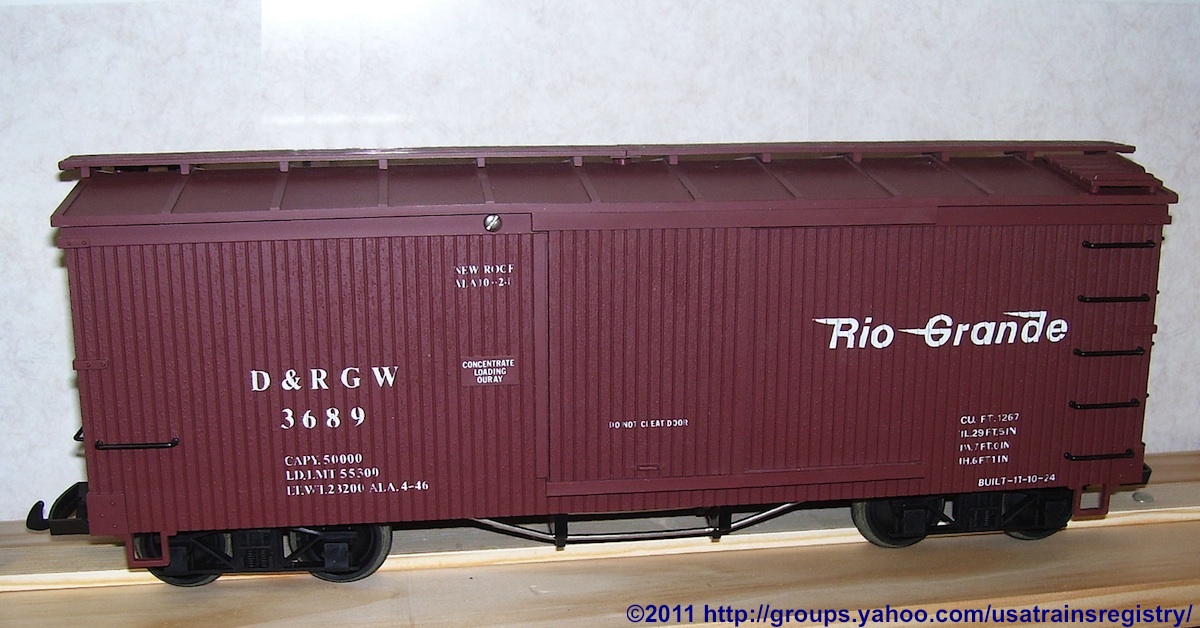 D&RGW Güterwagen (Box car) 3689