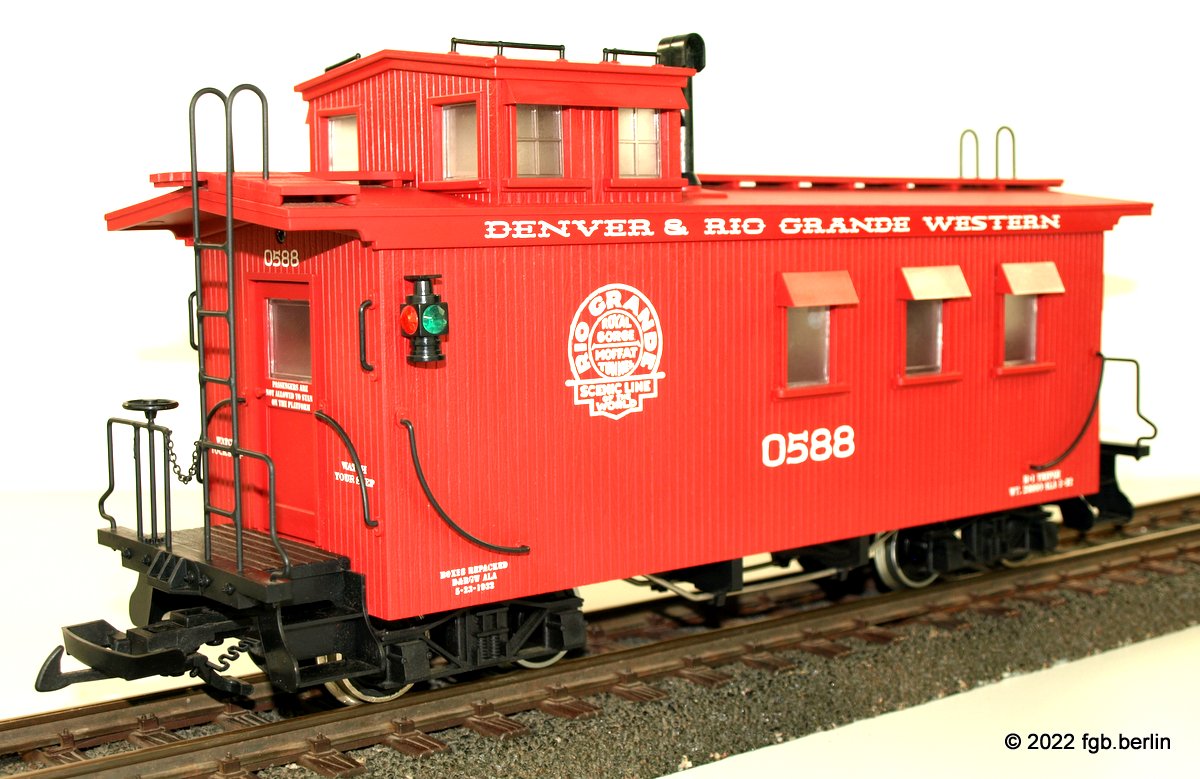 D&RGW Güterzugbegleitwagen (Caboose) 0588