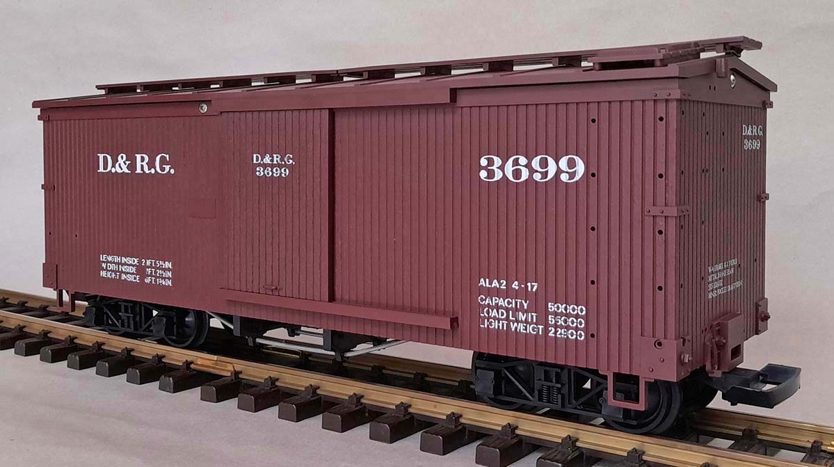 D&RG gedeckter Güterwagen (Boxcar) 3699