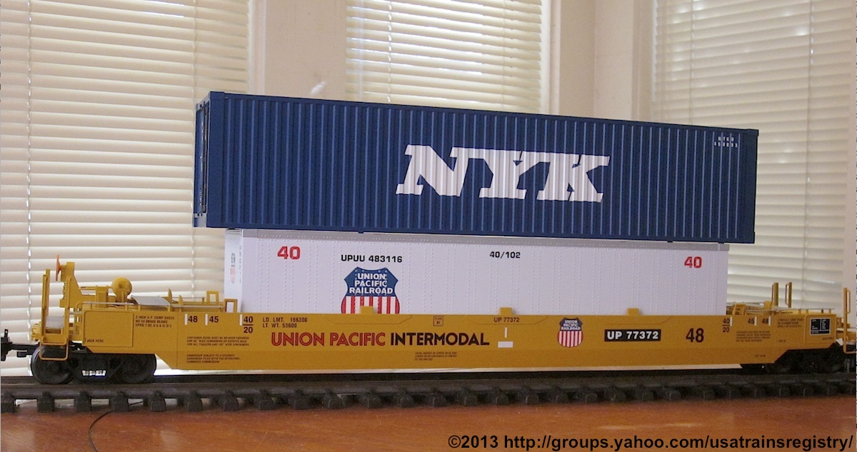 Union Pacific Intermodal Container Wagen (Container car) 77372