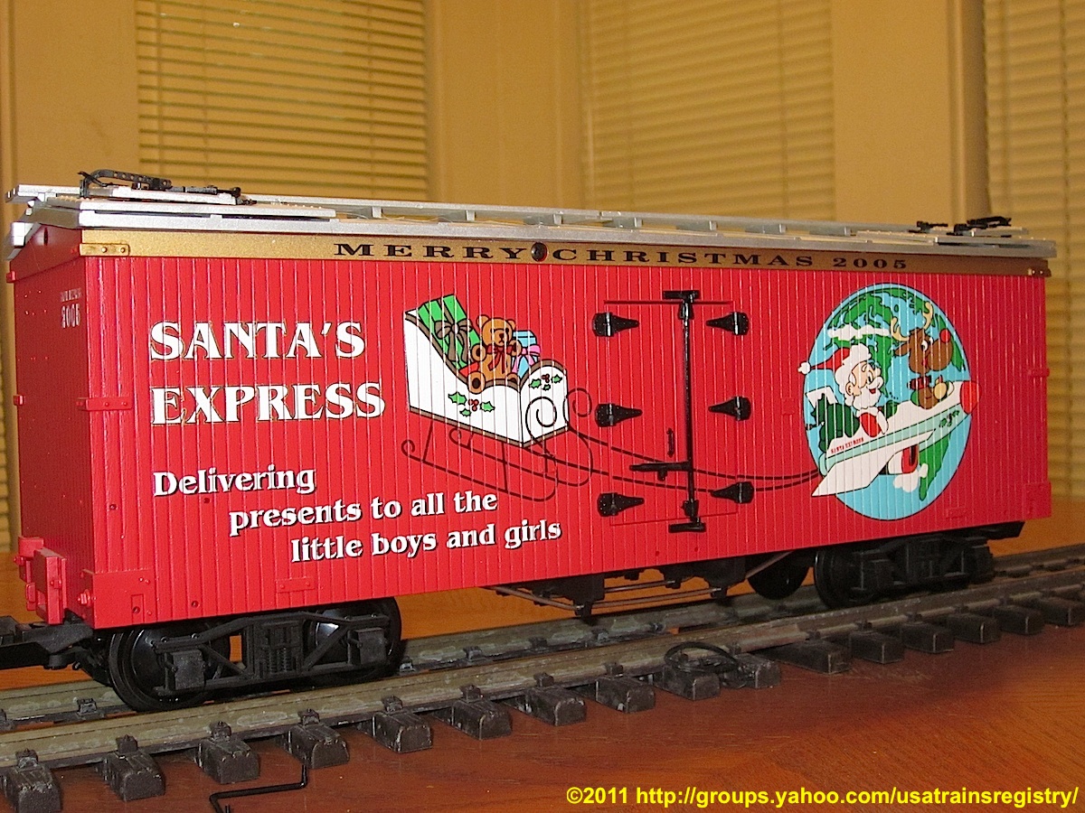 USA Trains Weihnachts-Kühlwagen (Christmas reefer) 2005