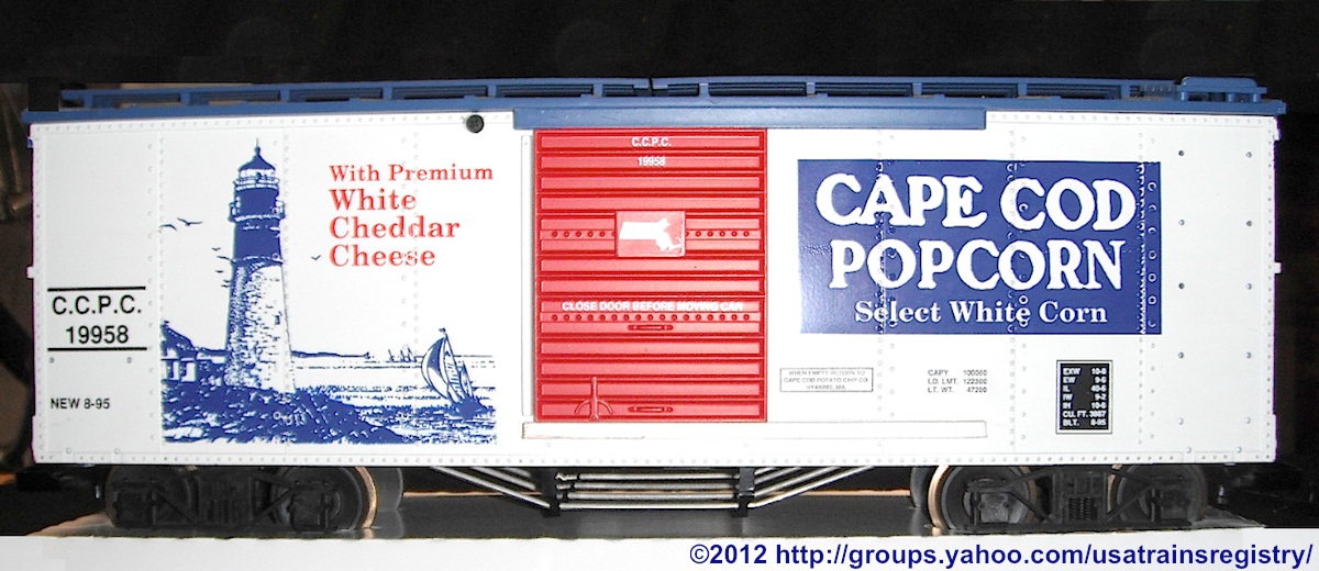 Cape Cod Popcorn Box Car