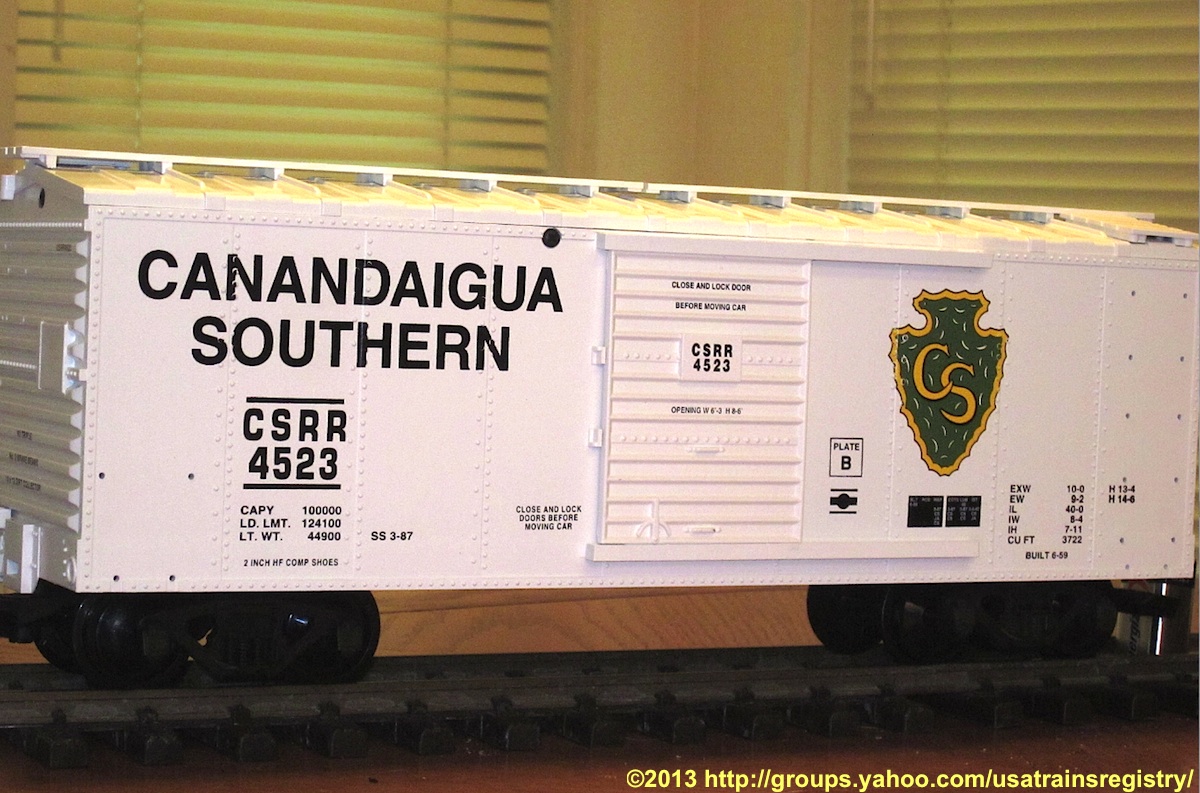 NMRA "Living Legend" - Canandaigua Southern gedeckter Güterwagen (Simulated steel box car) 4523