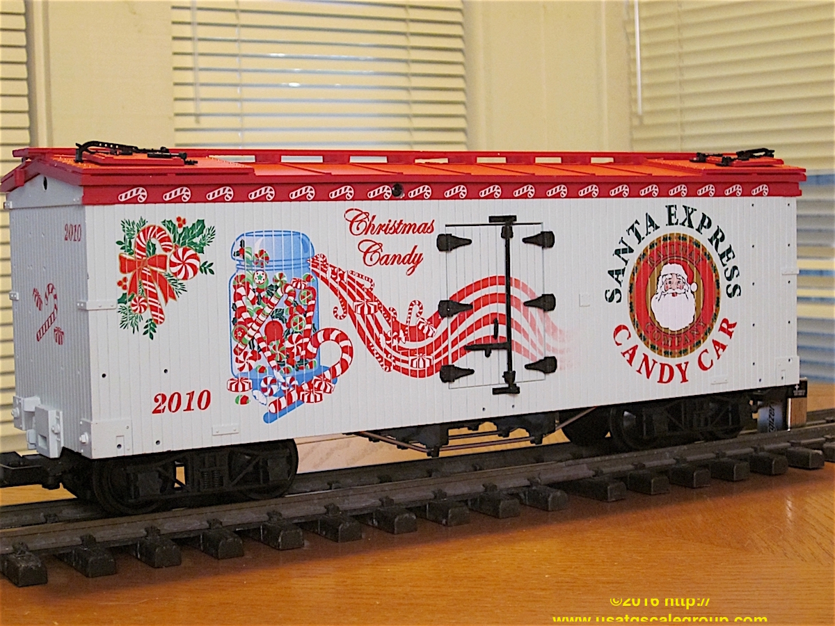 USA Trains Weihnachts-Kühlwagen (Christmas reefer) 2010