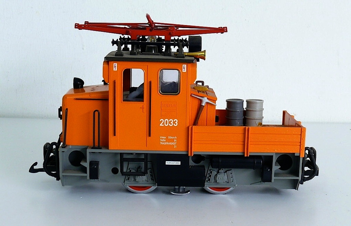 Schweizer Bahndienstfahrzeug (Maintenance locomotive) Version 8 mit EAV