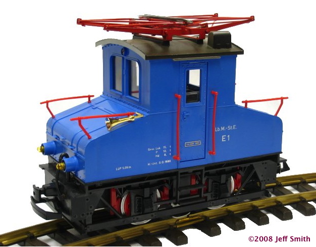 AEG E-Lok E1 blau (AEG Electric locomotive E1 blue) Version 2