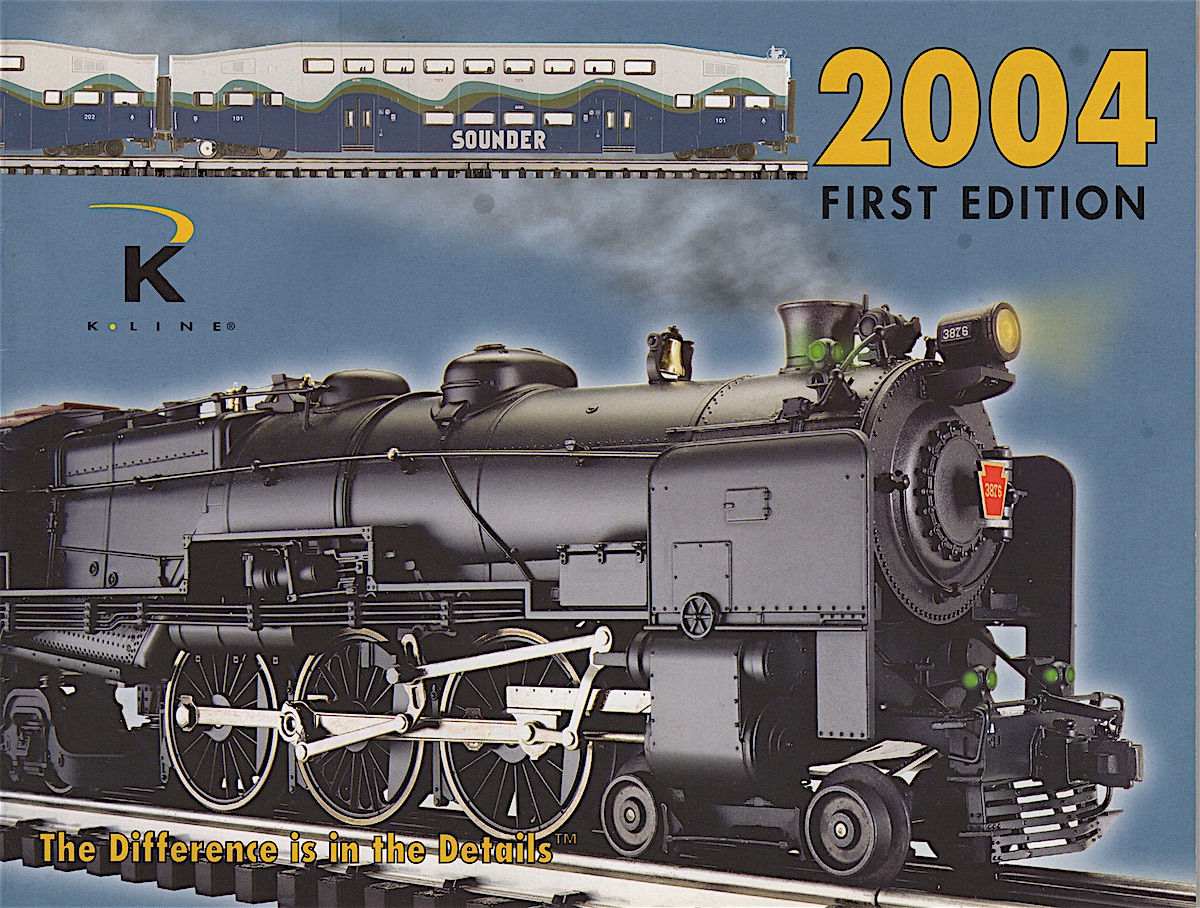 K-Line Electric Trains Katalog (Catalogue) 2004 1st Edition