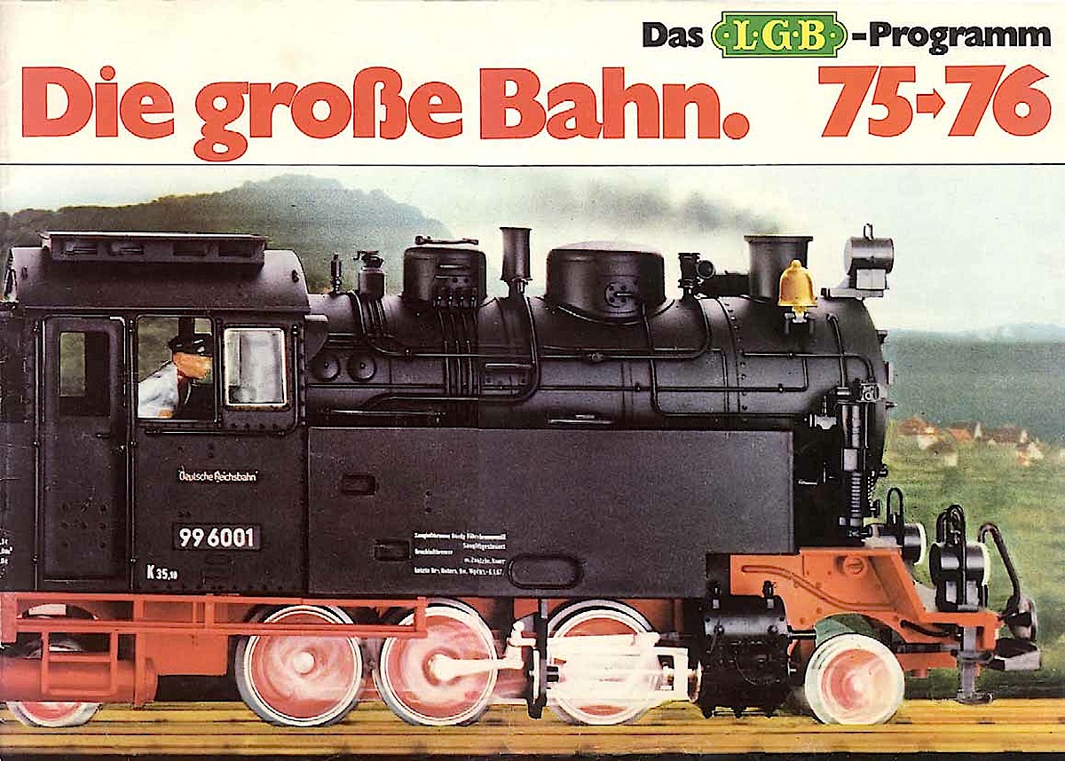 LGB Katalog (Catalogue) 1975-76 Die Grosse Bahn (Deutsch/German)