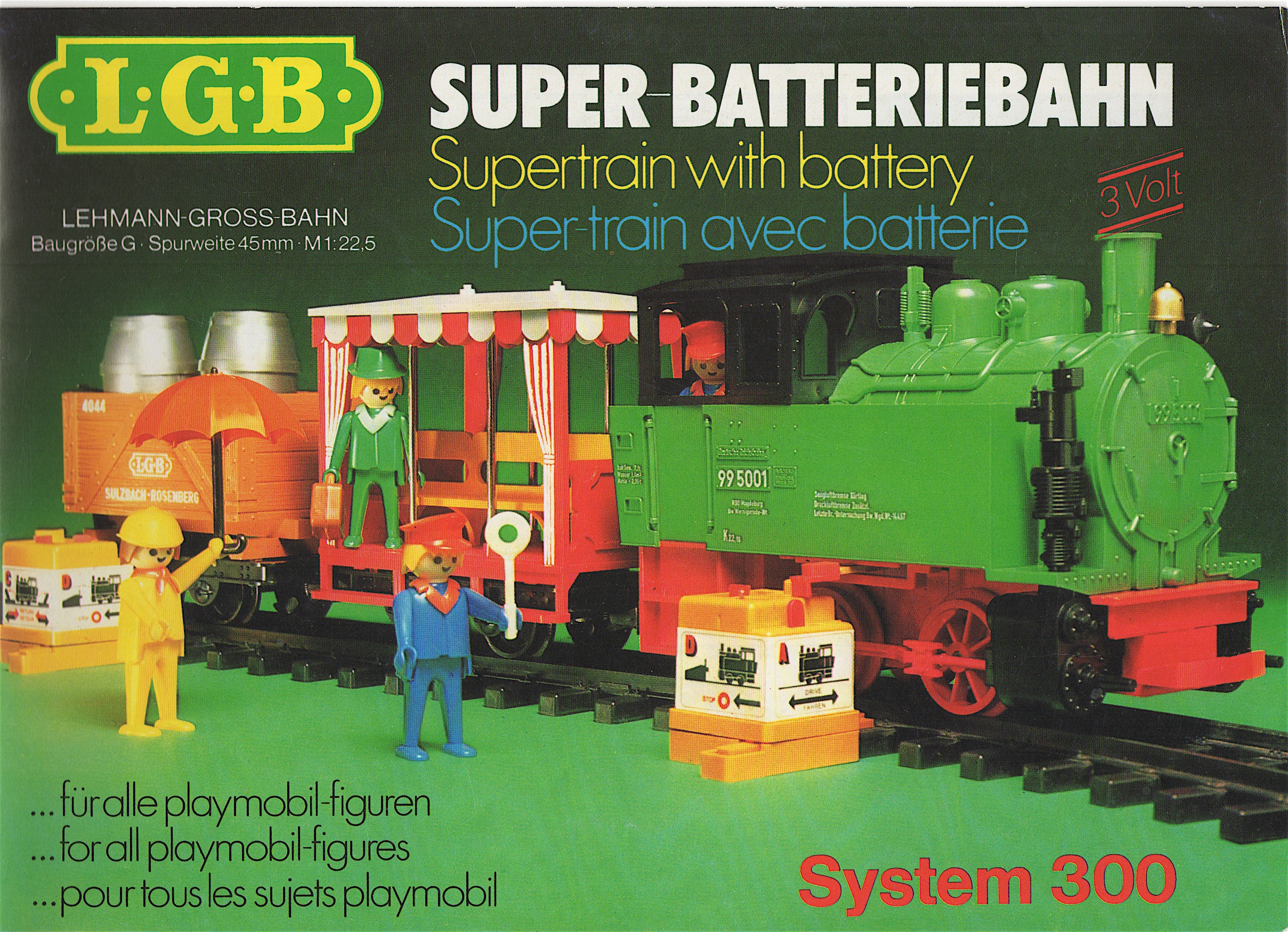 LGB System 300 Super-Batteriebahn (Supertrain with battery)