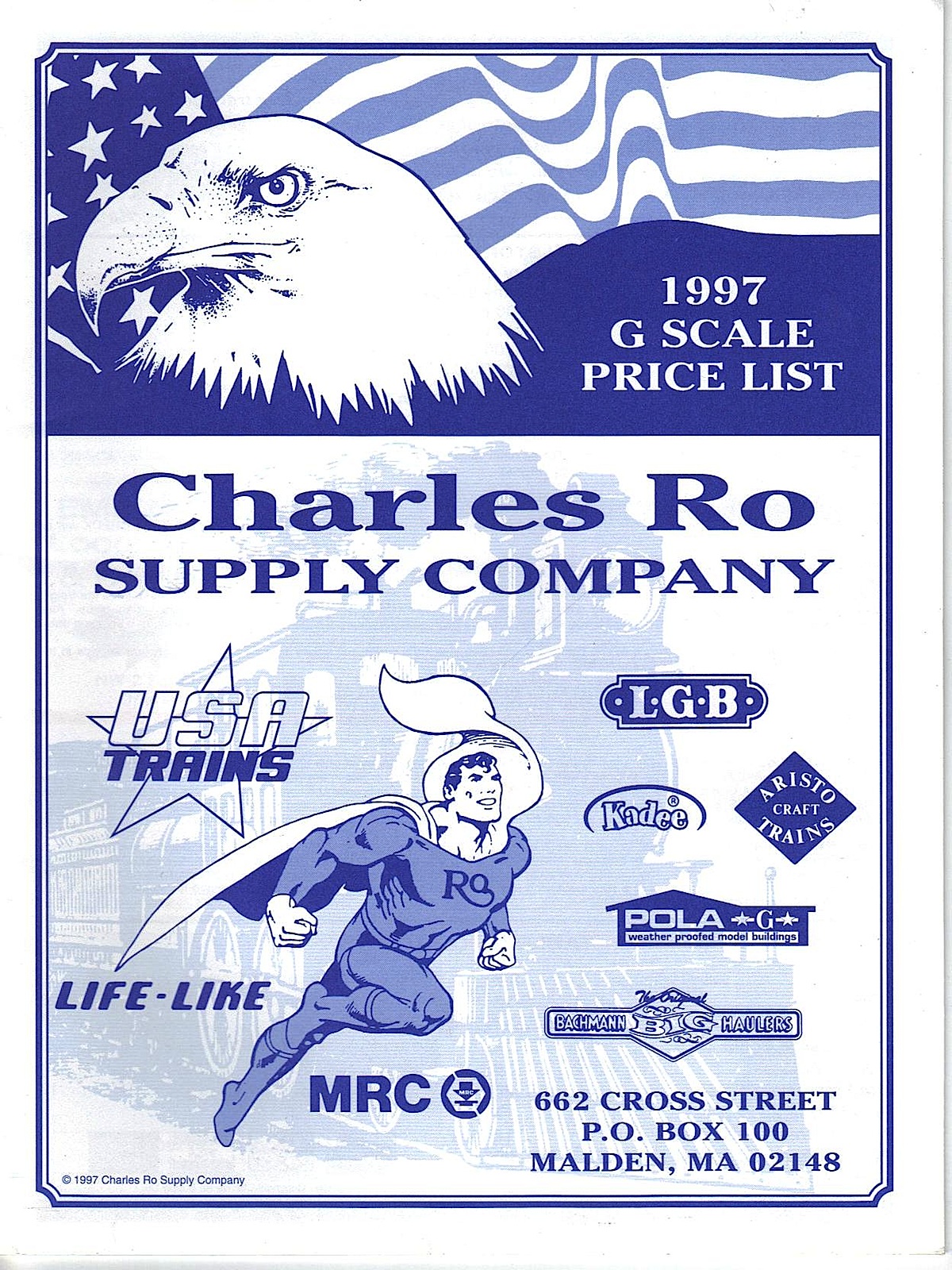 Charles Ro Preisliste 1997 (Charles Ro price list 1997)