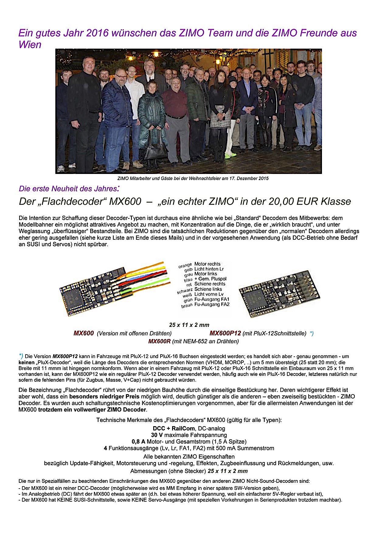Zimo Newsletter - 2015-12 Dezember (Deutsch)