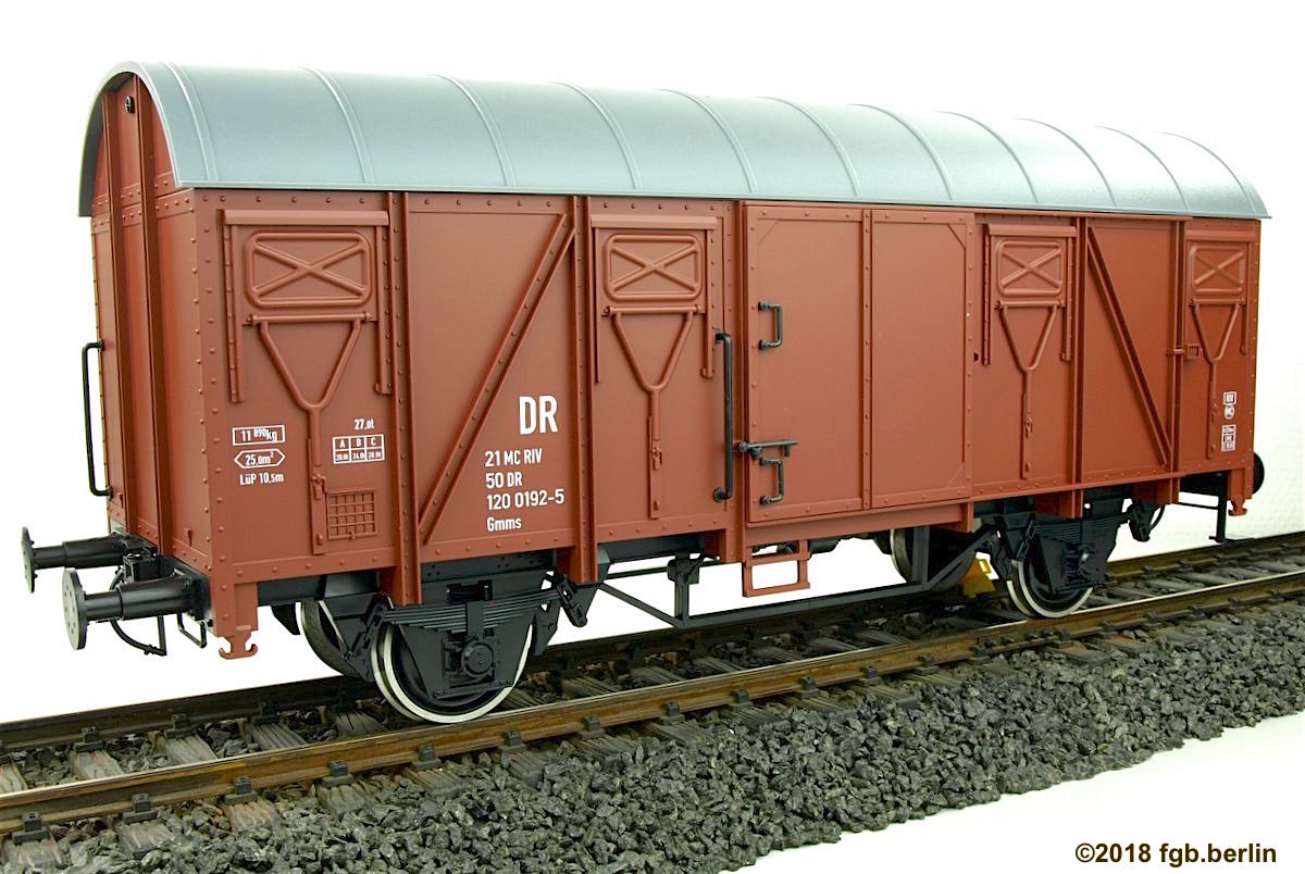 DR gedeckter Güterwagen (Boxcar) Gmms 120 0192-5