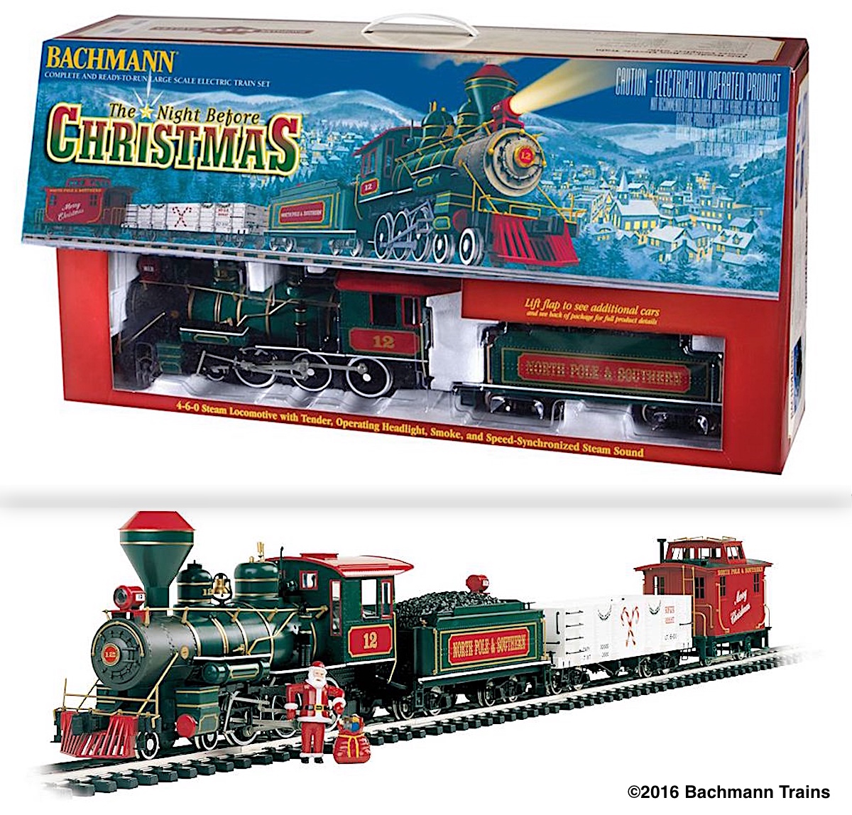 "Night Before Christmas" Güterzug Set (Freight Train Set)