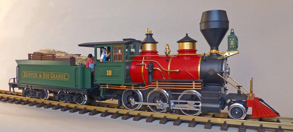 D&RG Mogul Dampflok, rechte Seite (Steam locomotive, right side) 18