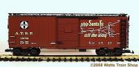 Santa Fe gedeckter Güterwagen (Box car) Super Chief 123736