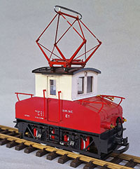 AEG E-Lok E1 rot-beige (AEG Electric loco E1 red-beige) Version 1