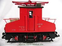 AEG E-Lok E1 rot (AEG Electric locomotive E1 red)