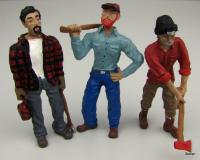 Chip, Woody and Chopper - 3 Waldarbeiter (3 lumberjacks)