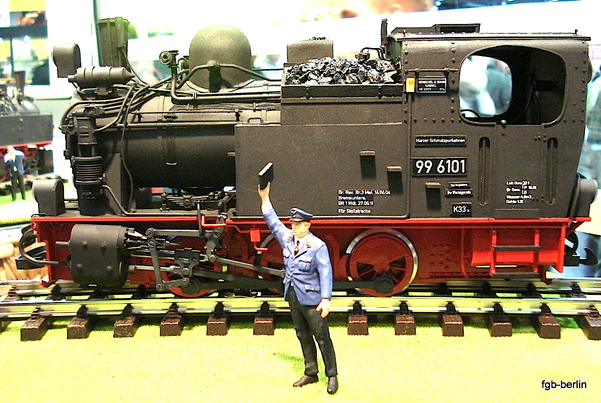 HSB Dampflok (Steam locomotive) 99 6101, DCC & Sound - Handmuster/Sample