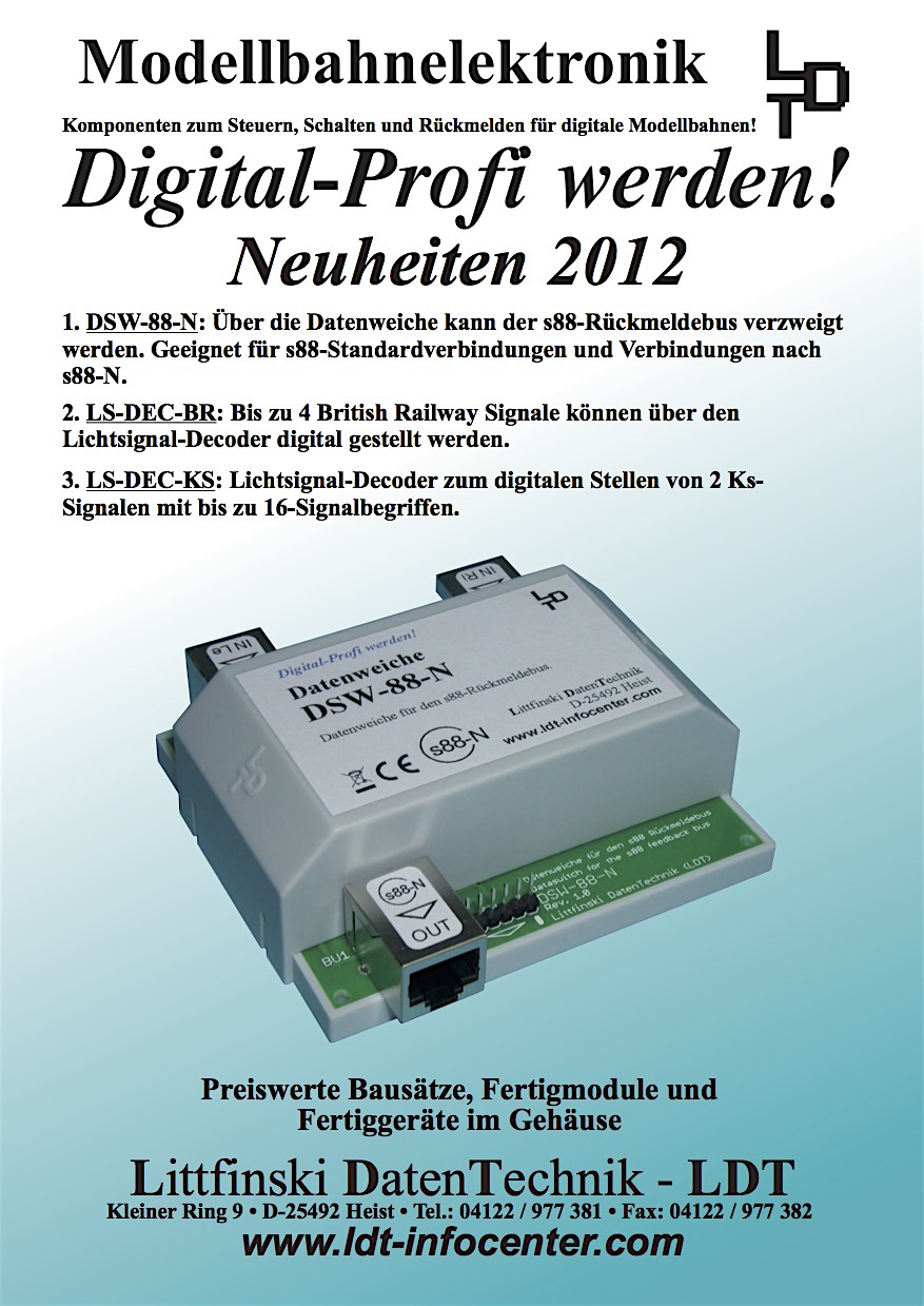 LDT - Littfinski Daten Technik Neuheiten (New Items) 2012 - Deutsch/German