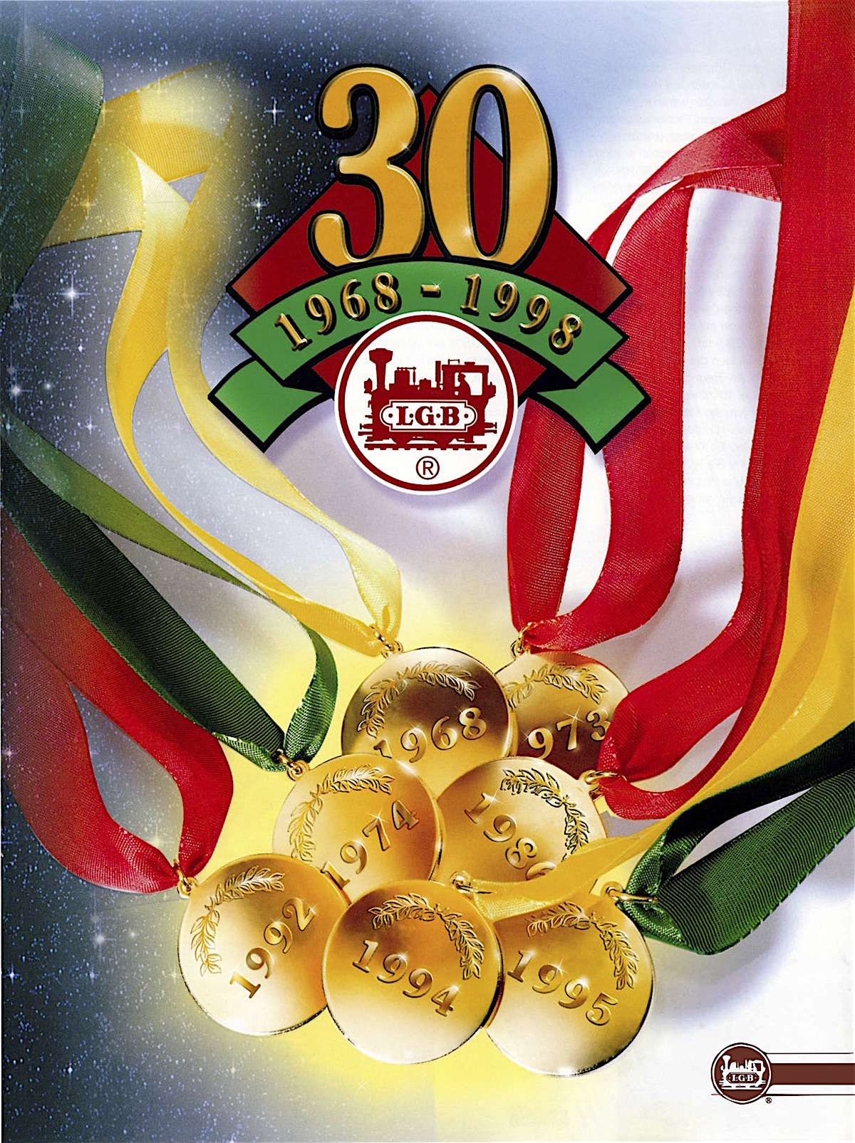LGB Broschüre (Flyer) 1998 - 30-jähriges Jubiläum (30 years anniversary)