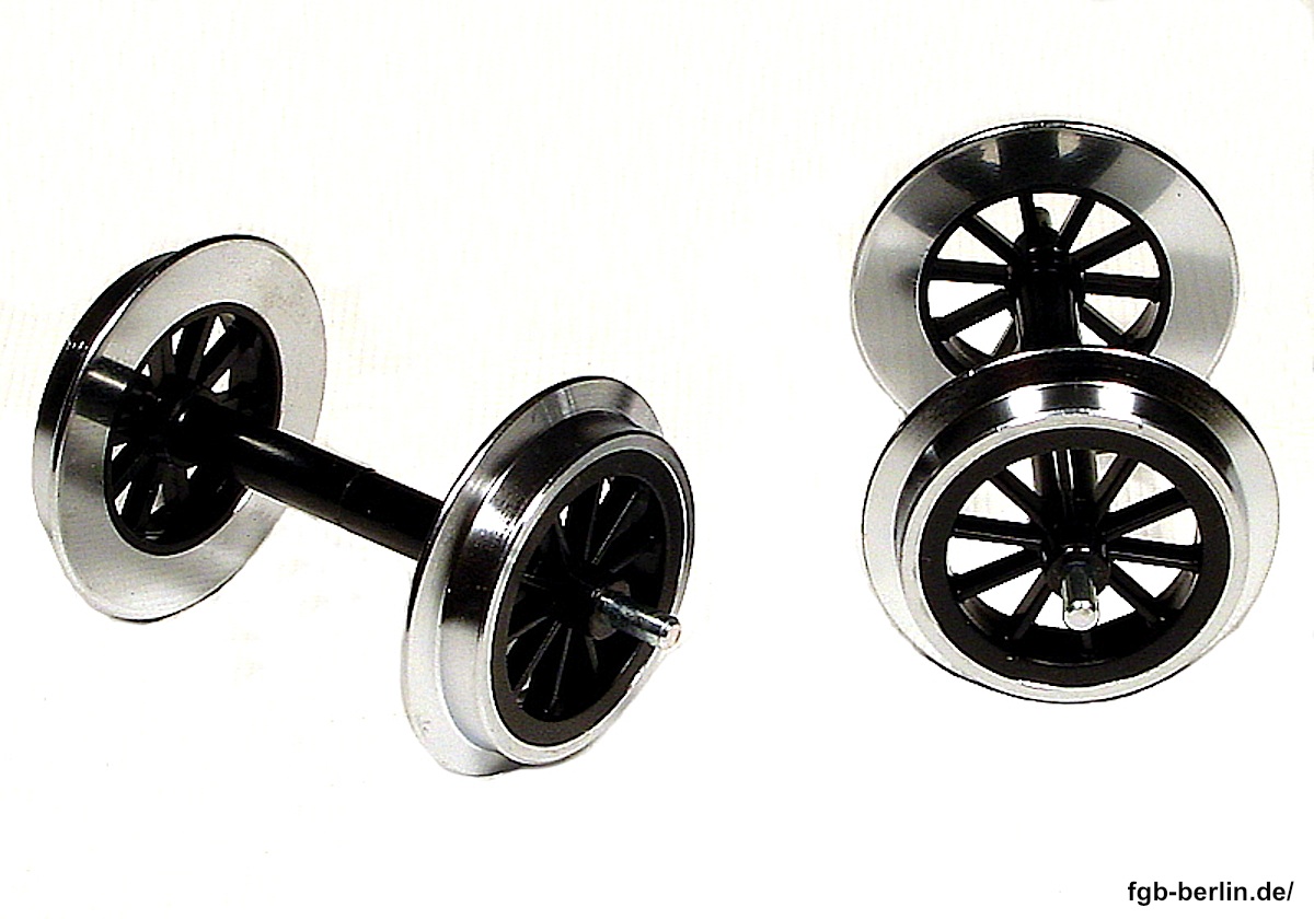 LGB Metallachsen, Speichen (Metal wheels, spokes), 31 mm