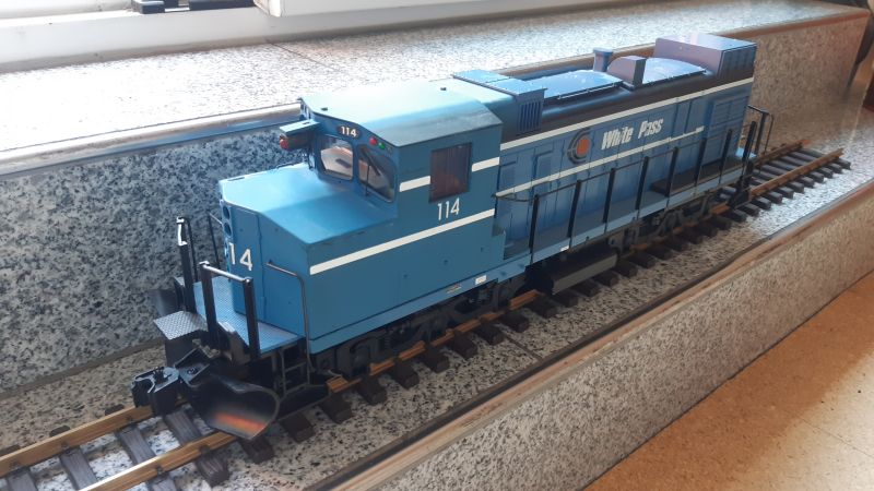 WP&Y Diesellok (Diesel locomotive) 114