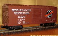 NMRA Heritage Series No. 7 - Texas & Rio Grande Western Stahlgüterwagen (Steel box car) 64260